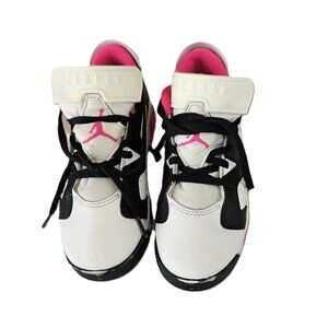 Jordan Preschool 6 Retro Low Sneaker Black / Pink/White DV3528-061 Size 1.5Y
